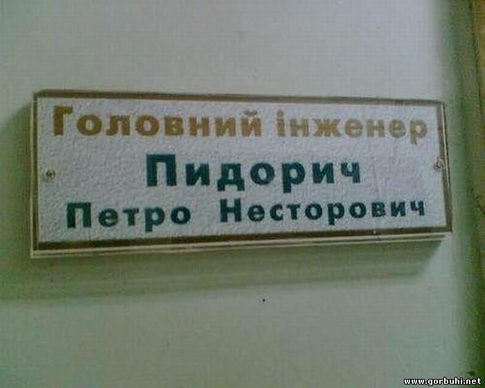 Наша фамилия - наша сущность